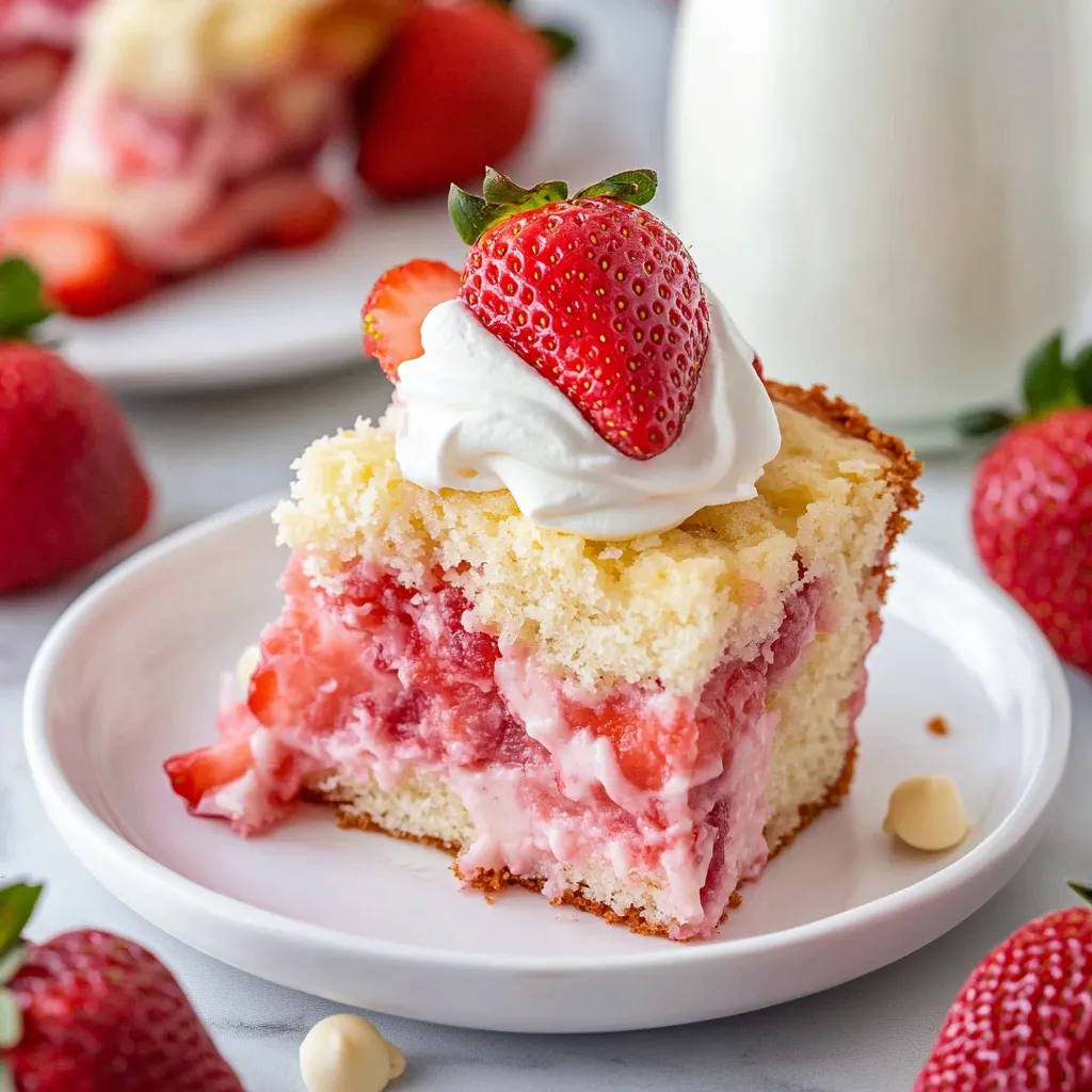 strawberry earthquake cake recipe