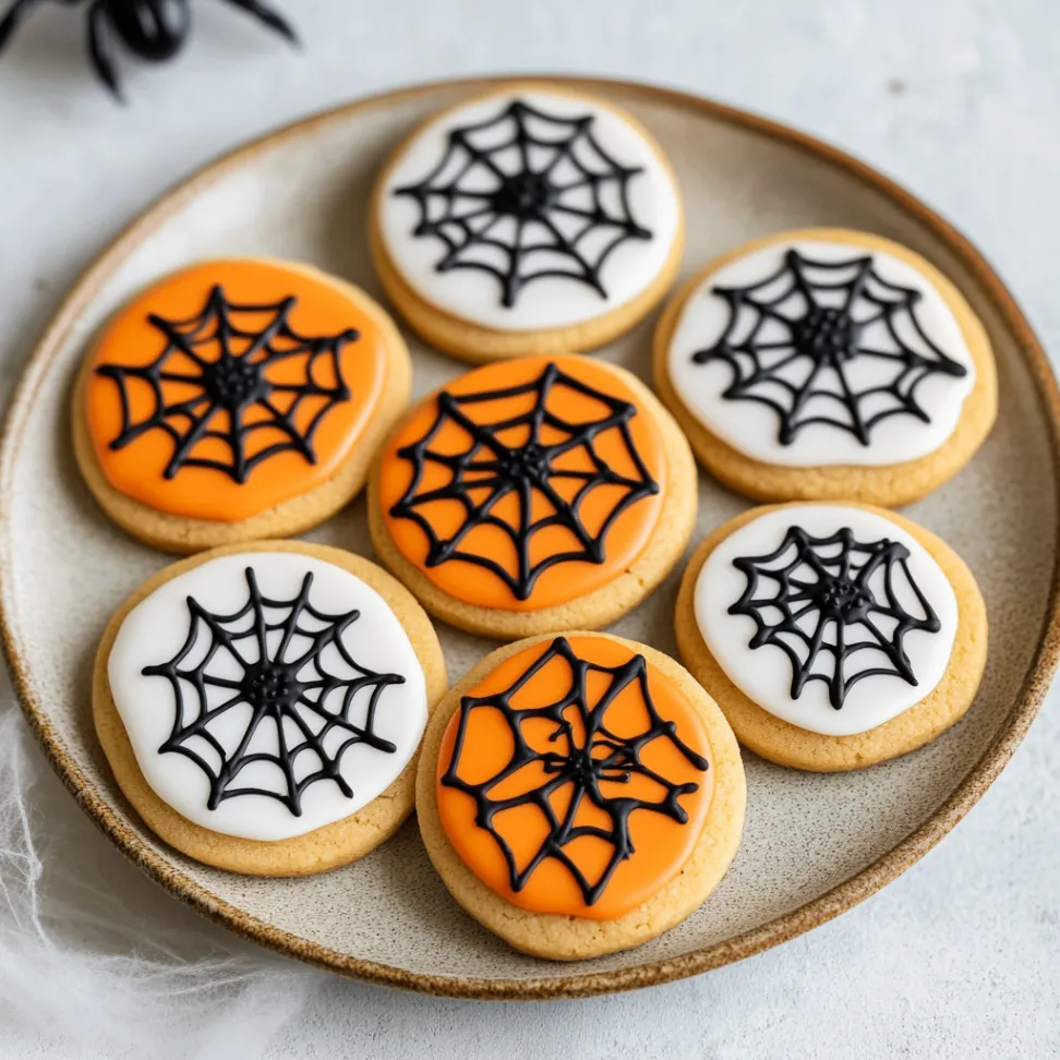 spider web cookie stamp cookies easy recipe