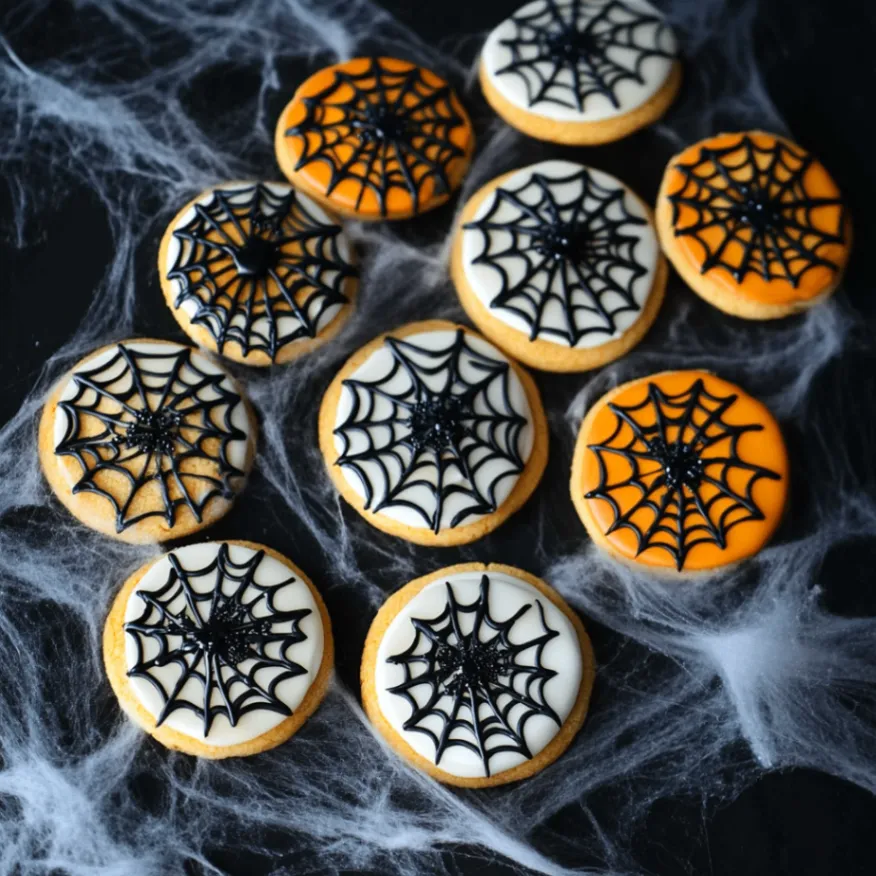 spider web cookie stamp cookies easy recipe