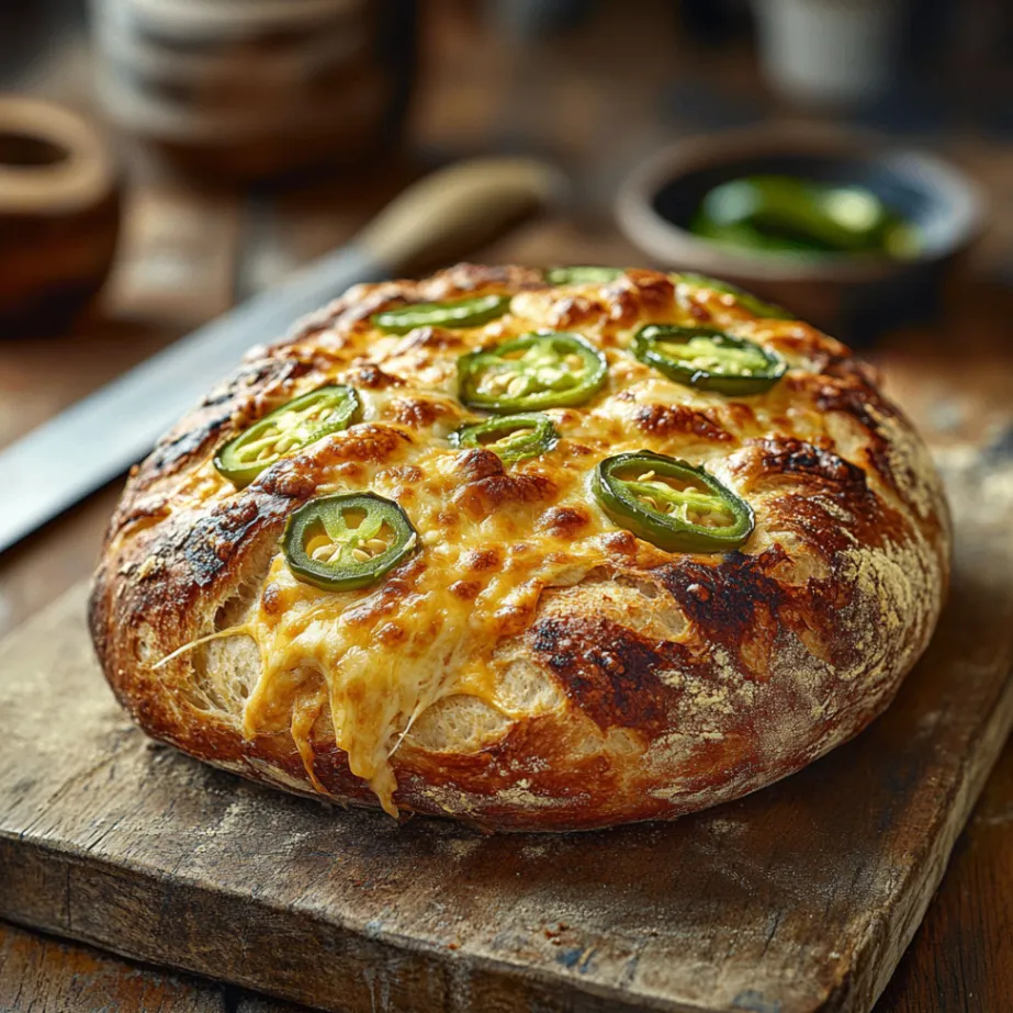 vegan jalapeno cheddar artisan bread recipe