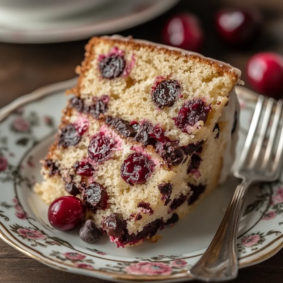 chip and cherry cake recipe