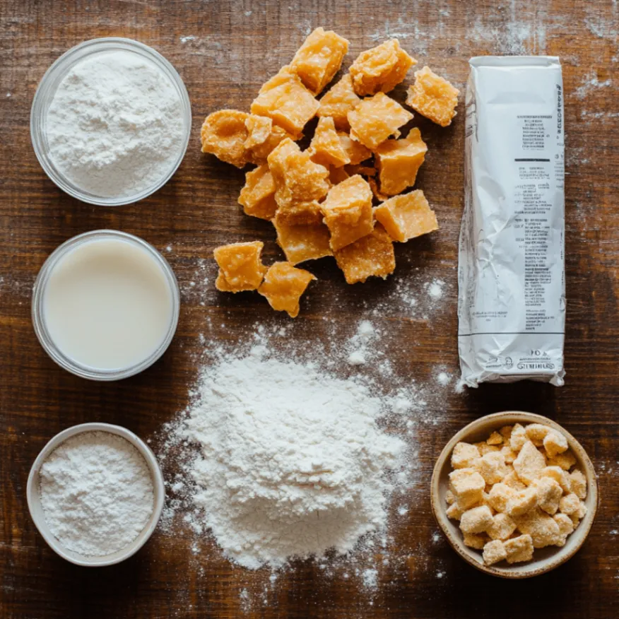 ingredients for bread recipe