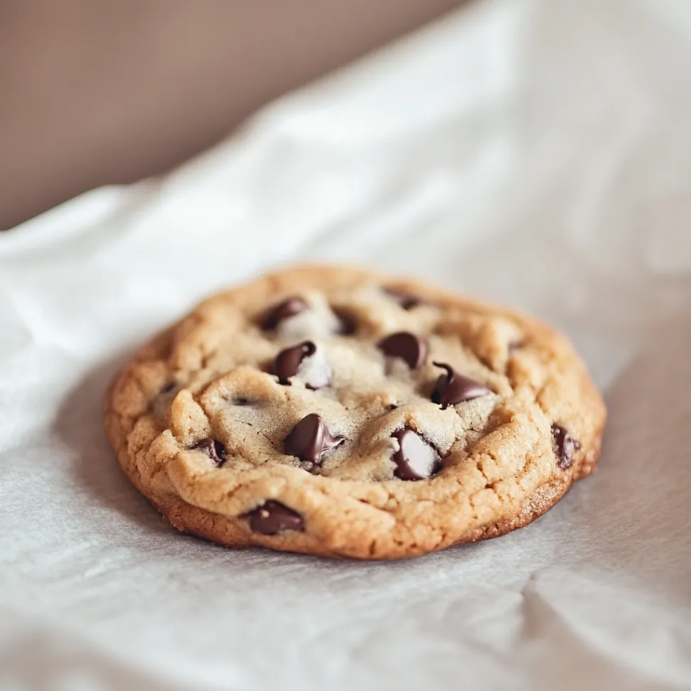 single serve chocolate chip cookie